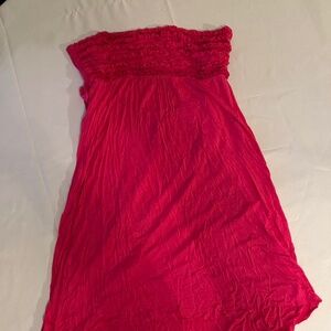 Bathing suit Cover-up:  Hot Pink - Size S/M